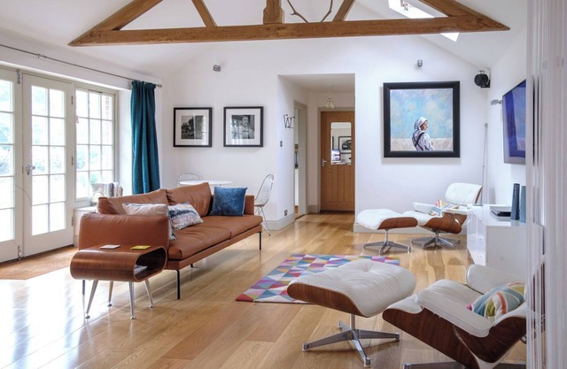 Contemporary & sleek self-catering space, with secure off-street parking.