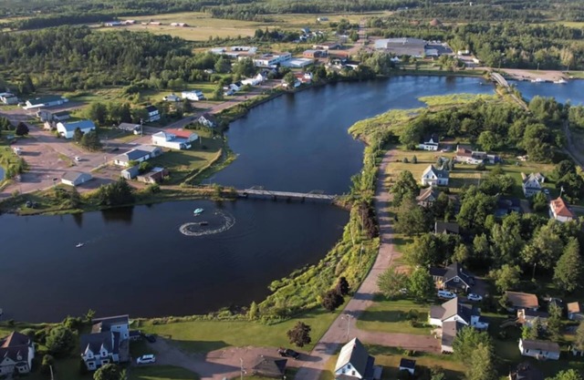 Cottage in a small fishing port