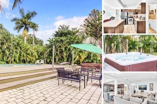 Cozy 3 - 2, heated Pool & Jacuzzi, 10 min Beach and Las Olas