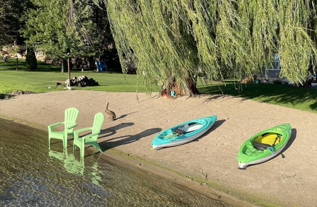 Escapada acogedora playa en las orillas del lago Cedar en Annandale