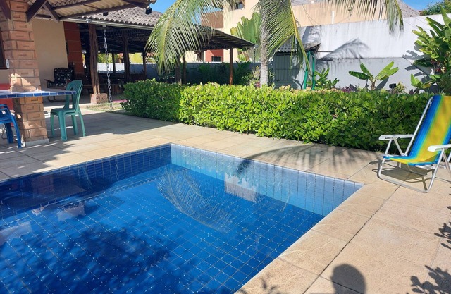 Acogedora casa de playa en Cond. Cerrado a 300m del mar.