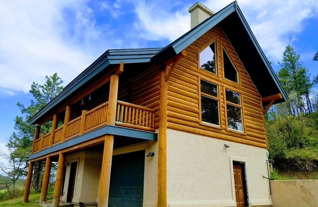 Acogedora cabaña en madera encantada