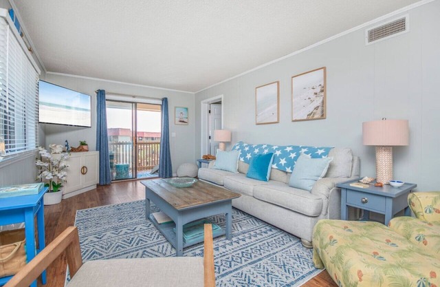 Direct beach access! Beachfront Bliss with Pool & Modern Comforts!