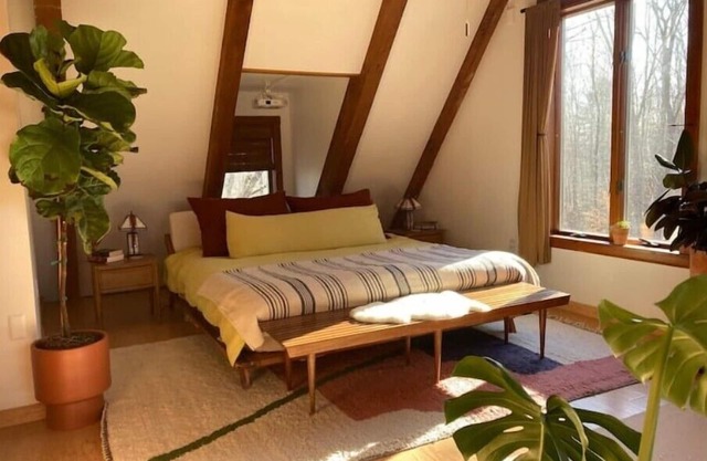 Cozy Lodge Meets Mid Century Hideaway