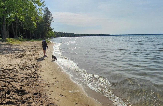 Cozy PRIVATE cabin near ORV & snowmobile trails! Only 5 minutes to Higgins Lake!