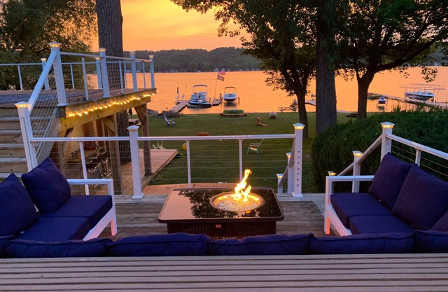 Acogedor refugio frente al mar en el lago Conesus
