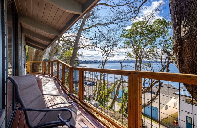Dash Point Retreat by the Beach with Amazing Water Views from Almost Every Room.
