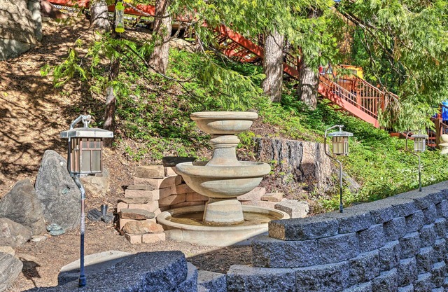 Deck w/ Forest Views: Quiet Twain Harte Cabin!