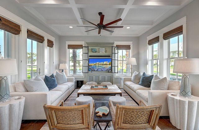 Designer-Chic Beach Home on Great Lawn w/ Fire Pit+More Great Amenities!