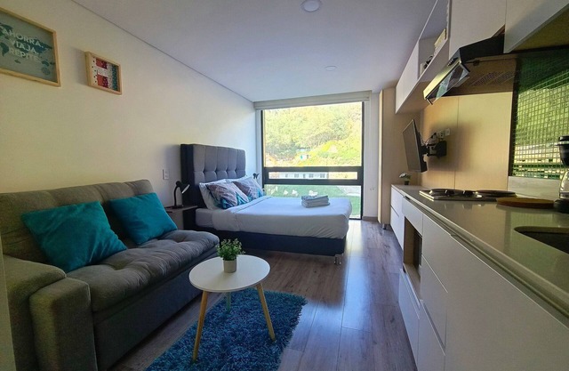 Despierta con vista a la montaña