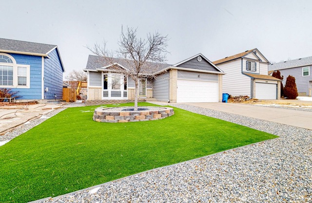 Dog-friendly home with sunset/mountain view & fireplace - near USAFA/Fort Carson