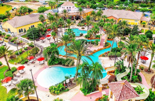 Dog-friendly resort-style home with lazy river, pool, balcony, children's items