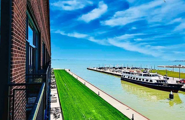 Downtown Waterfront Getaway Mario Room Breathtaking View Cedar Point Lake Erie!