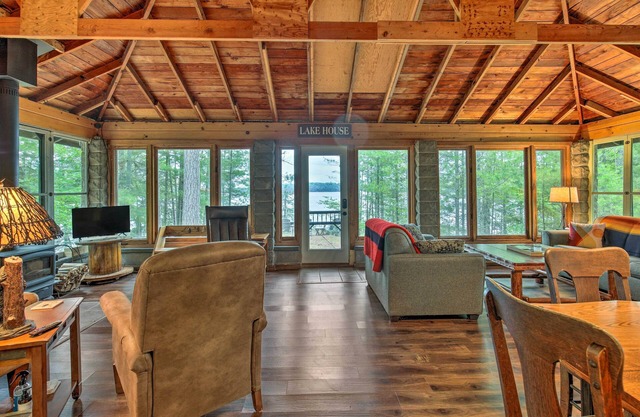 Eagle River Lakefront Retreat w/ Fire Pit & Grill