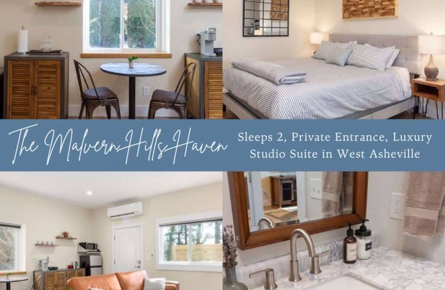 Eco-Luxury Studio King Bed West AVL Biltmore