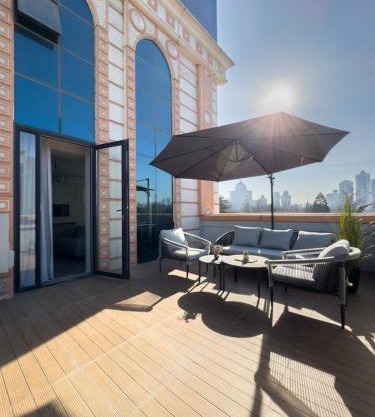 Elegant and Spacious 2 Bedroom Suite with Private 35sqm Terrace Next to Rudaki Park and City Center