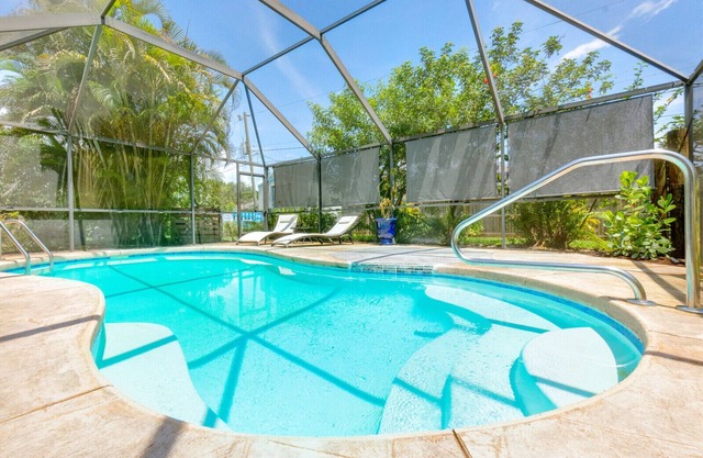 Elegant Space Coast Private Pool Home w/Garden, Fire Pit, and Billiard Room