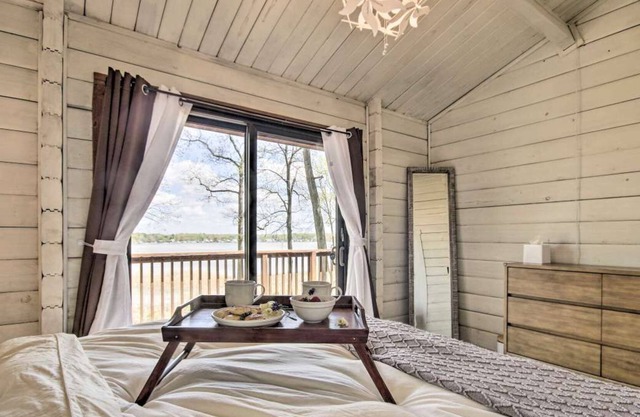 Elk River Cabin on 13 Acres - Water Views, Private Hot Tub & Kayaks - Dogs OK