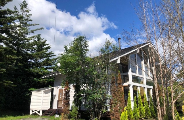 Entire building reserved Finnish log house overlooking Mt Asama / Kitasaku-gun Nagano