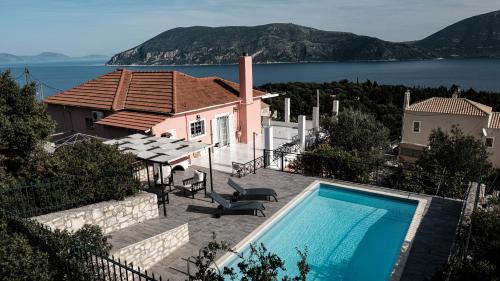 Evreti Villa with Stunning views, near Fiscardo