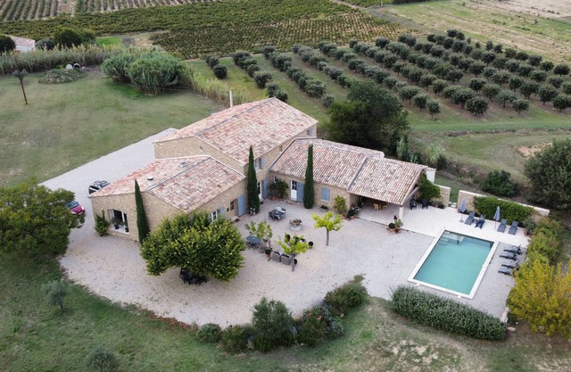 Provenzal casa de campo excepción de 350m2, Campaña, Cerca de Vaison, vista Mont Ventoux