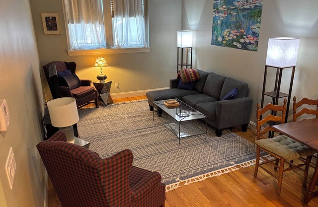 Spacious 1 BR apt in converted industrial building. 1 block from Washington Park