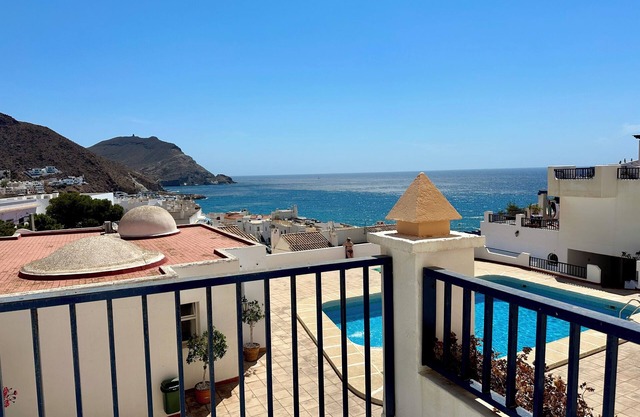Fabulosas Vistas al Mar y piscina a 80m de la Playa en San José (pet friendly)