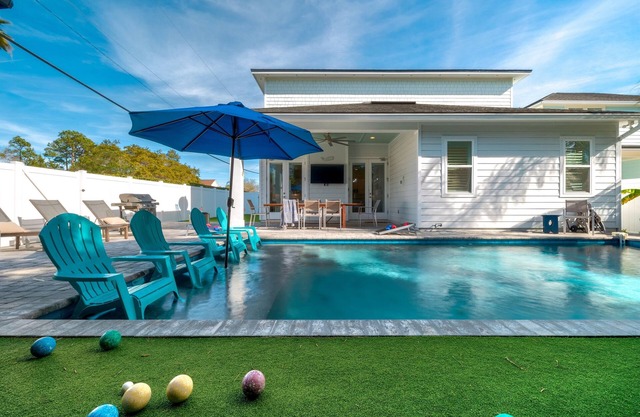 Family-Friendly Luxe Home with Heated Pool & Games