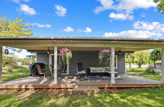 Family Home on 1 Acre w/ Deck, Coffee Bar & Orchard