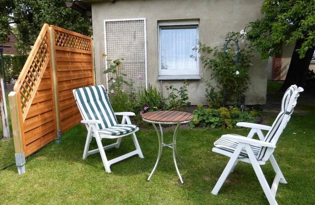 Apartamento de vacaciones con vistas al jardín