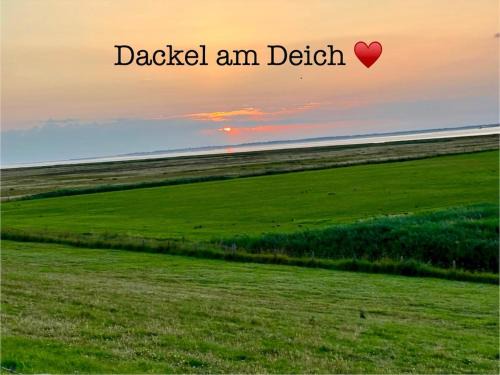 Ferienhaus Dackel am Deich - strandnah - eingezäunter Garten - Ruhe