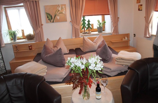 Apartamento en la planta baja de 45 metros cuadrados, dormitorio, sala de estar / dormitorio, cocina independiente, 4 estrellas, máx. 4 personas