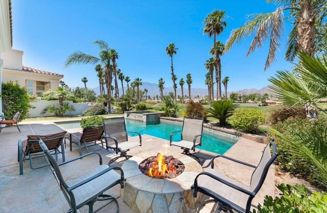 Firepit, West Facing Golf Course Heated Pool Home!