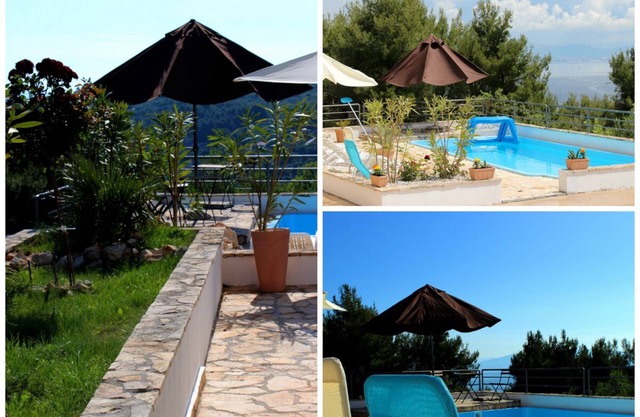 Primer piso en la villa para 8 personas !!)) Dos apartamentos en la isla de Solta