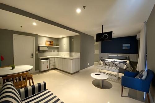 Flat moderno perto da Praia do Forte e Passagem