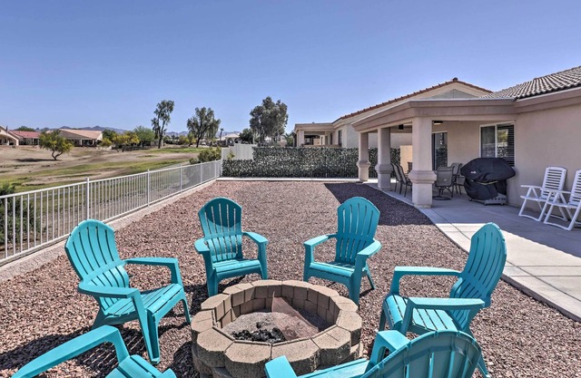 Fort Mohave Home w/ Grill & Golf Course Views!