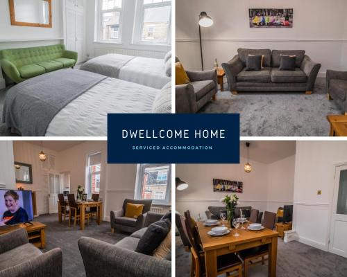 Free Parking, Ideal for Long Term Contractor, etc Stays, Regular Housekeeping Option, 10 min Walk from Beach and Metro 15-20 min Drive to Nissan & Newcastle - Dwellcome Home Ltd 2 DOUBLE Bedroom 3 Bed Apt, Fast WIFI - See our Site for Assurance