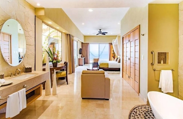 On the beach. Garza Blanca Studio Beach