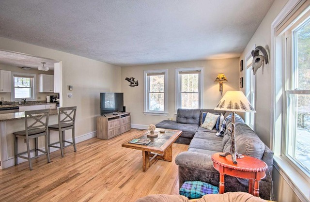 Gilford Home with Forest View, by Lake Winnepesaukee