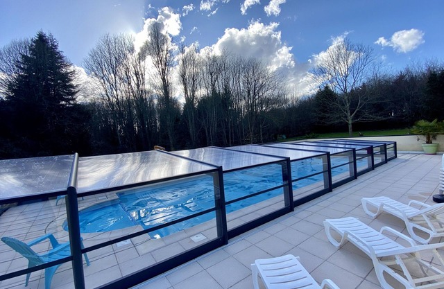 GITE ARVOR 6 personas con piscina climatizada, cerca del mar