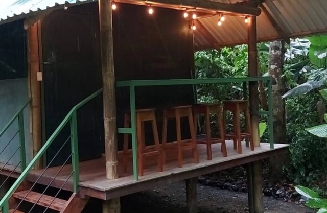 Glamping junto al río.