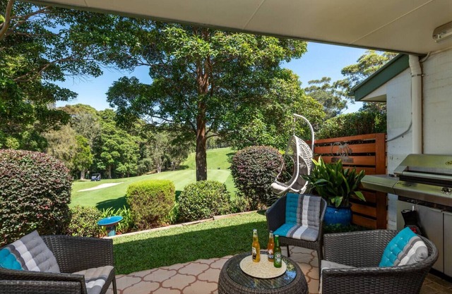 Golfers Delight - View of 15th hole + Tennis