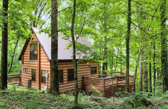 Grady`s Hideaway | Rustic Cabin + Private Hot Tub | Sleeps 4