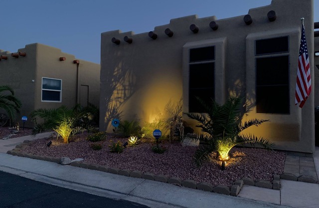 Gran vista al campo de golf