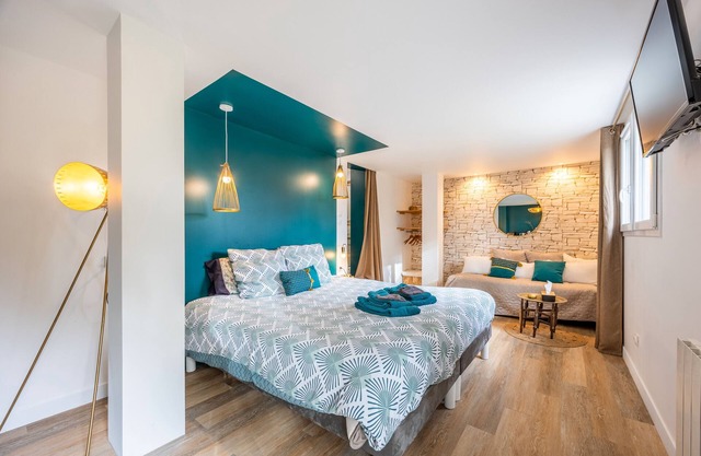 Chambre d'hôtes 'Chambre Arum a 6 minutos del Puy du Fou' con jardín compartido y Wi-Fi