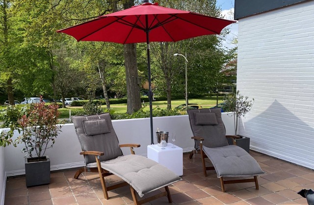 Casa de vacaciones 'Ferienwohnung Strandgut' con terraza privada y Wi-Fi