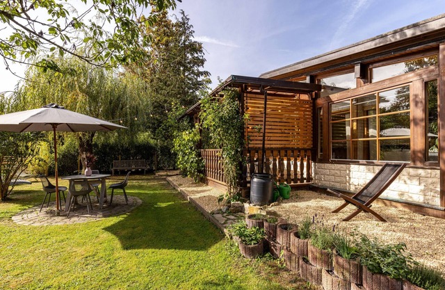 Casa de vacaciones 'La Casa Holzwiesen' con terraza privada, jardín privado y Wi-Fi