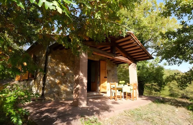 Casa Vacanze 'San Michele - La Valle' con Vista a la Montaña, Piscina Compartida y Aire Acondicionado
