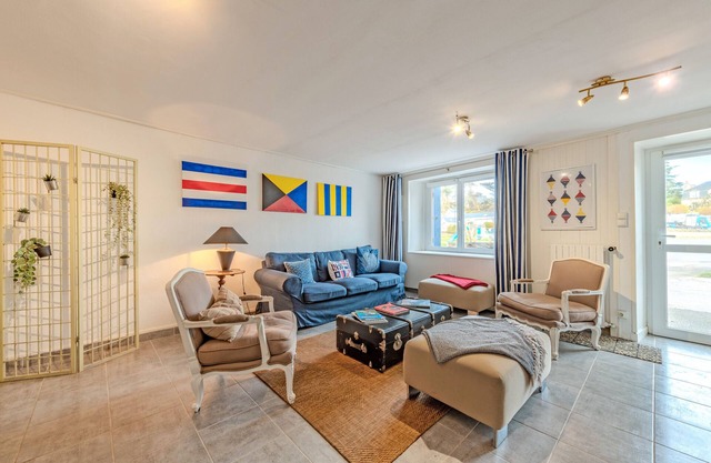 Casa de vacaciones 'Ty Abéric' con terraza privada y Wi-Fi