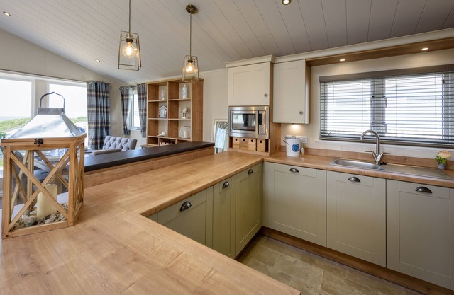 Holiday Lodge en Nefyn, acceso privado a la playa, área de juego cerrada